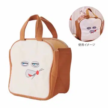 빵도둑 식빵 모양 토트백 런치백