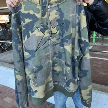CARPET COMPANY 카모플라쥬 후드티 L
