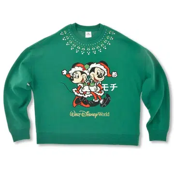 디즈니 스토어 새상품 크리스마스 미키 & 미니 긴팔 트레이닝복 XL