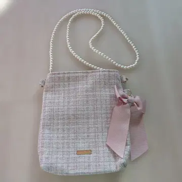 Maison de FLEUR 트위드 미니 숄더백