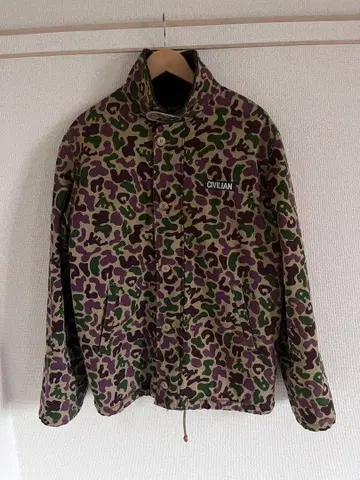 X-LARGE 카모 패턴 CIVILIAN 밀리터리 자켓