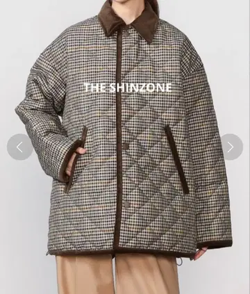 THE SHINZONE QUILTING SHORT COAT CHECK