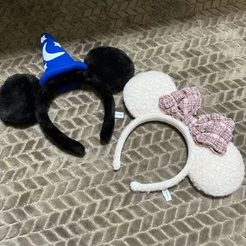 미키 귀 머리띠 2세트