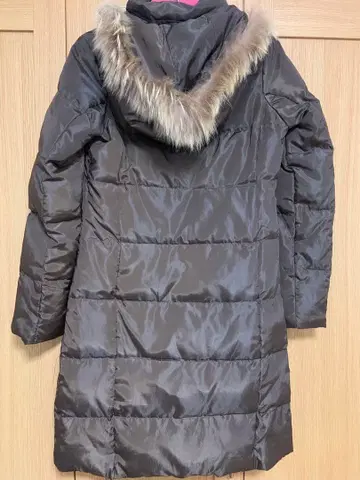 GREY STAR 후드 부착 브라운 다운 자켓