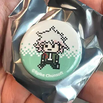 단간론파 15주년 캡슐 토이 도트 그림 캔뱃지 코마에다 나기토