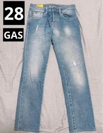 GAS 데미지 데님 팬츠 28 사이즈