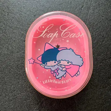 쇼와 레트로 산리오 리틀트윈스타즈 비누 케이스 키키라라