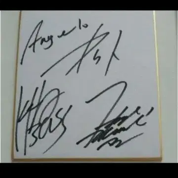 Angelo 초기 미니 사이즈 사인 색지 키리토 PIERROT