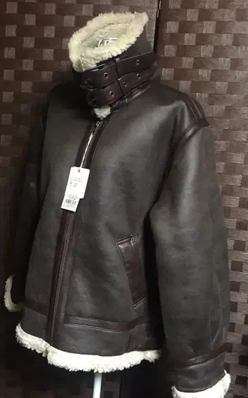 Ungrid 페이크 무스탕 블루종