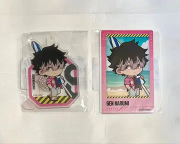 괴수 8호 나루미 겐 카페 미니 포토 카드 아크릴 키링