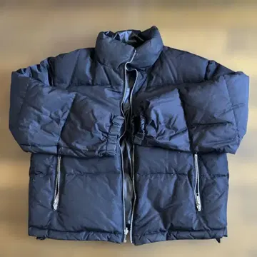 블랙 다운 자켓 리버서블 M 사이즈