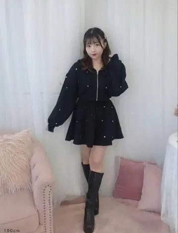 evelyn 하트 비쥬 셋업