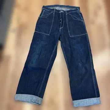 [ 32 34 ] 부트 레거스 Bootleggers 다크 데님 워크 팬츠