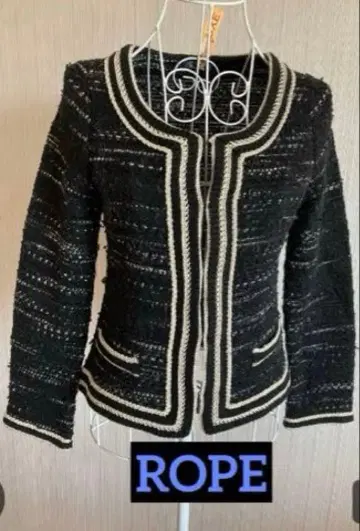 새상품급! ROPE 로페 긴팔 트위드 자켓 M