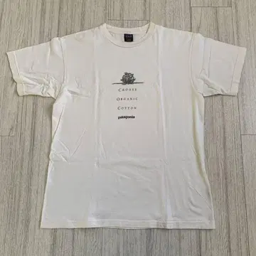 90s 파타고니아 블랙 택 아이보리 컬러 새상품급