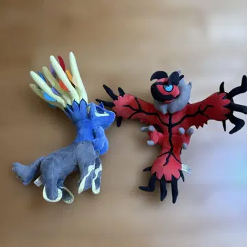 제르네아스 인형 이벨타르 인형 2체 세트 포켓몬 센터 한정판