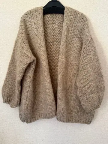 저널 스탠다드 트리코 잠마르크 니트 가디건 베이지