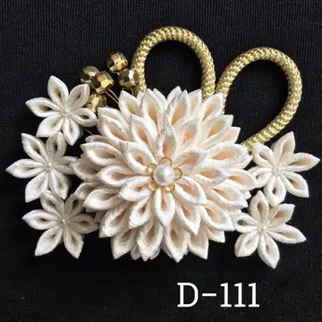 츠마미자이쿠 머리 장식 결혼식 성인식 졸업식 사전 촬영