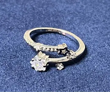 여성용 스털링 실버 반지 새상품급