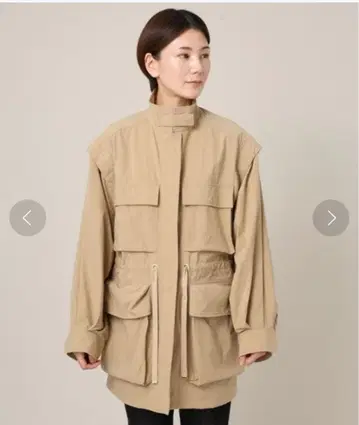 [ 새상품급 ] 캘런솔로지 밀리터리 2way 블루종 BEG