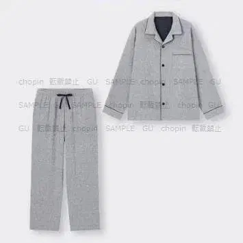 오가닉 코튼 파자마 (스트라이프) GU