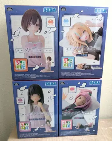 밤의 해파리는 헤엄칠 수 없어 쵸코노세 피규어 4종 세트