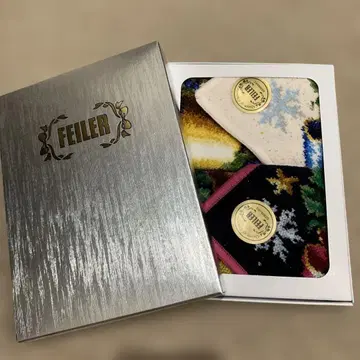 FEILER 크리스마스 벨 손수건 세트