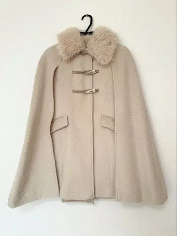 eimy istoire 베이지 후드 부착 판초