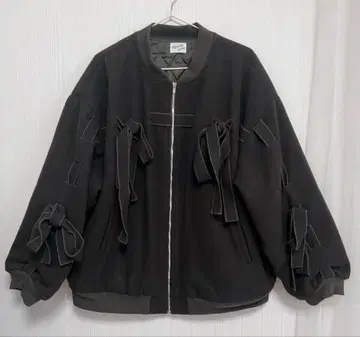 메리제니 merryJenny 리본 달린 봄버 자켓