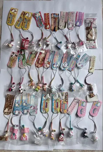 헬로키티 스트랩 30개 묶음 판매 지역 한정판 끈