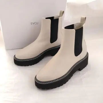 이볼 EVOL 사이드 고어 부츠 아이보리 LL