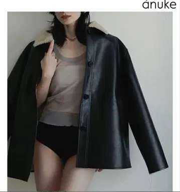 anuke 앙누크 보아 플라이트 재킷 2025 가을/겨울