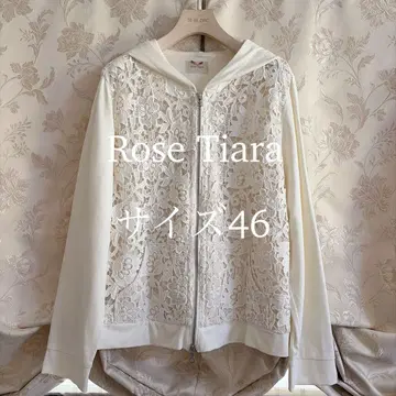 새상품급 빅 사이즈 로즈 티아라 레이스 패턴 후드티