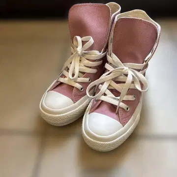 CONVERSE ALL STAR 핑크 하이컷 스니커즈