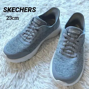 SKECHERS 슬립인즈 스니커즈 그레이 23cm 여성용
