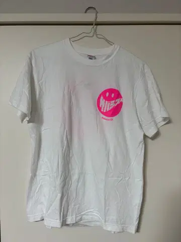 사바시스터 스마일 로고 T셔츠 핑크 L