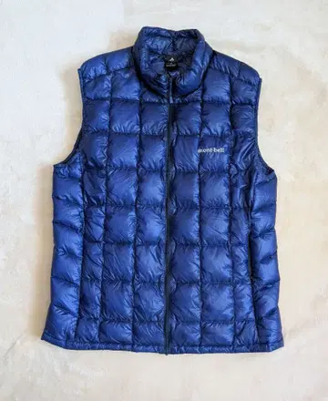 몽벨 mont-bell EX 라이트 다운 베스트 남성용 M 다크 블루