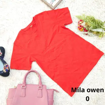 컨디션 최상 Mila owen 티셔츠 (XS) 빨강/레드/루즈핏
