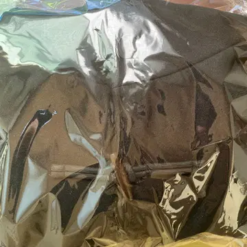 다크 브라운 더플 코트 지퍼 포함