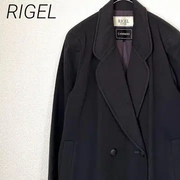 RIGEL 체스터 코트 롱 코트 더블 캐시미어 100% 포켓