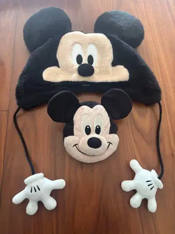 미키마우스 팬 캡 미니백 세트