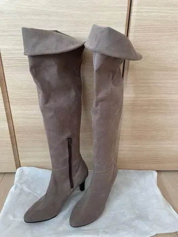 그레이지 니하이 부츠 사이드 지퍼 LL 사이즈