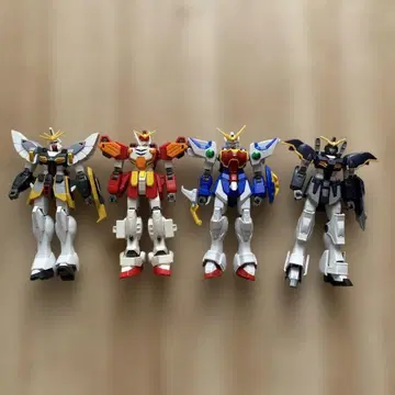 건담 프라모델 건담 W 4개 세트