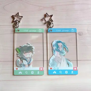 라오허전기 SNS풍 아크릴 키링