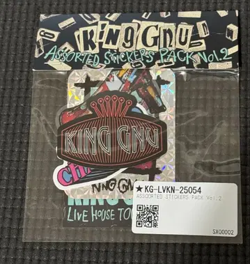 KING GNU 라이브 하우스 투어 스티커 세트