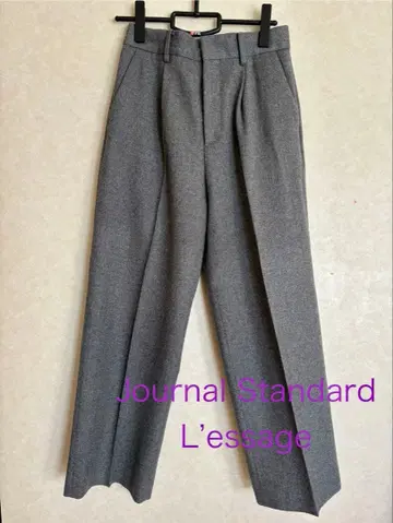 저널 스탠다드 레사쥬 헤링본 2턱 팬츠 그레이