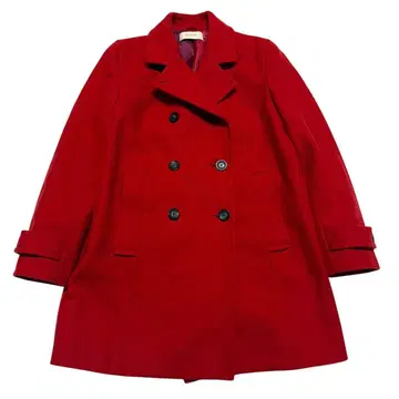 폴스미스 P코트 멀티 컬러 울 레드 크리스마스 미들