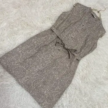 L.L.Bean 페이즐리 무늬 원피스 그레이지 7 외출 깔끔