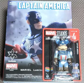 MARVEL 캡틴 아메리카 피규어 베어브릭 세트