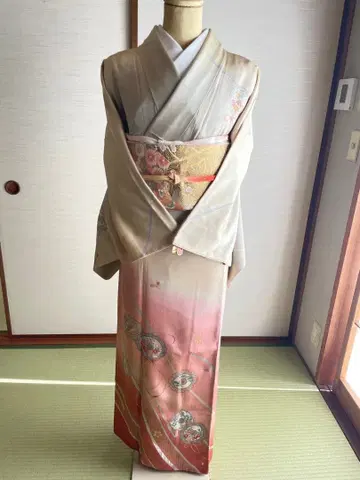 호몬기 후쿠로 오비 오비 장식 천 허리띠 4종 세트